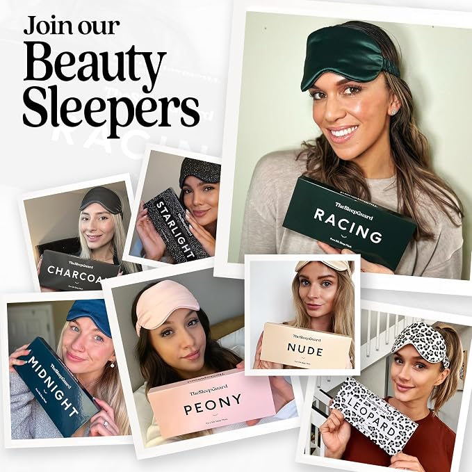 Pure Silk Sleep Mask Light Blocking Travel Essentials. Eye Masks - Image 7