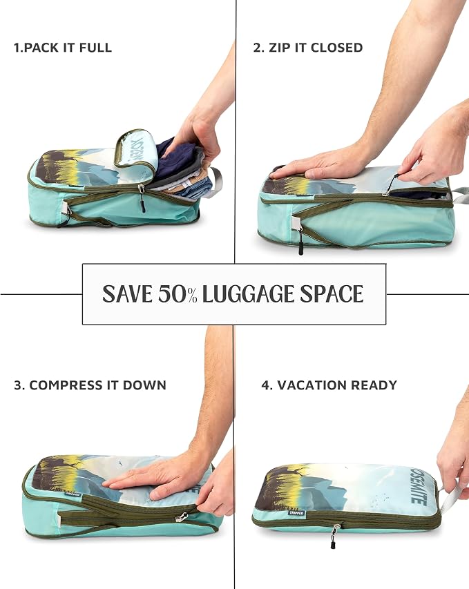 Compression Packing Cubes Set for Travel - Image 6
