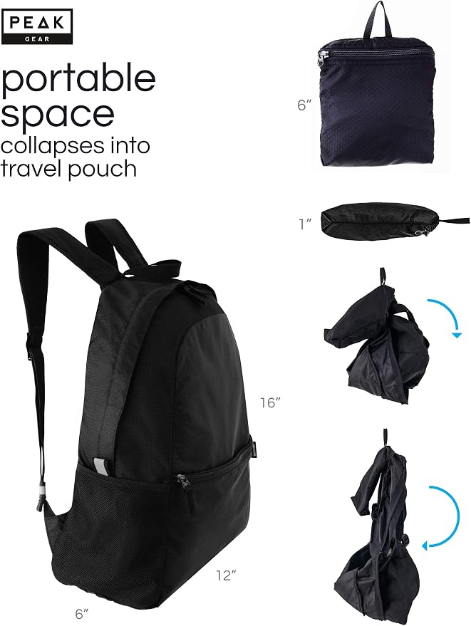 Peak Gear Foldable Backpack - Image 4