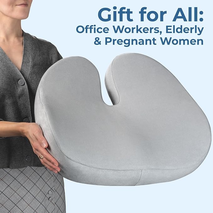 5 STARS UNITED Seat Cushion for Tailbone Pain Relief – Large Memory Foam - Image 6