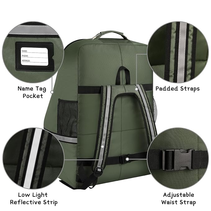 Car Seat Travel Bag, Padded Car Seats Backpack - Image 4
