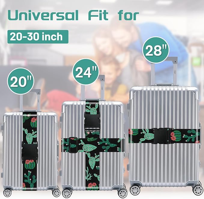 Slohif Luggage Straps for Suitcases Travel Belt Accessories Luggage Connector - Image 3