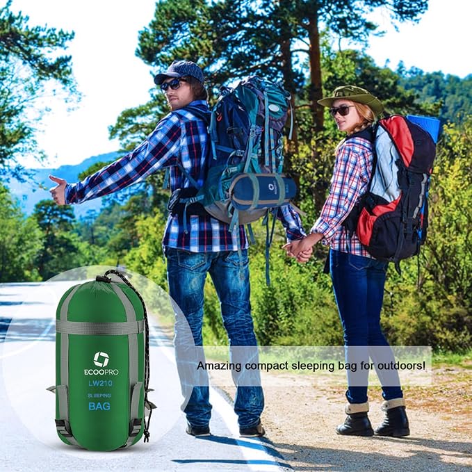 ECOOPRO Warm Weather Sleeping Bag - Image 4
