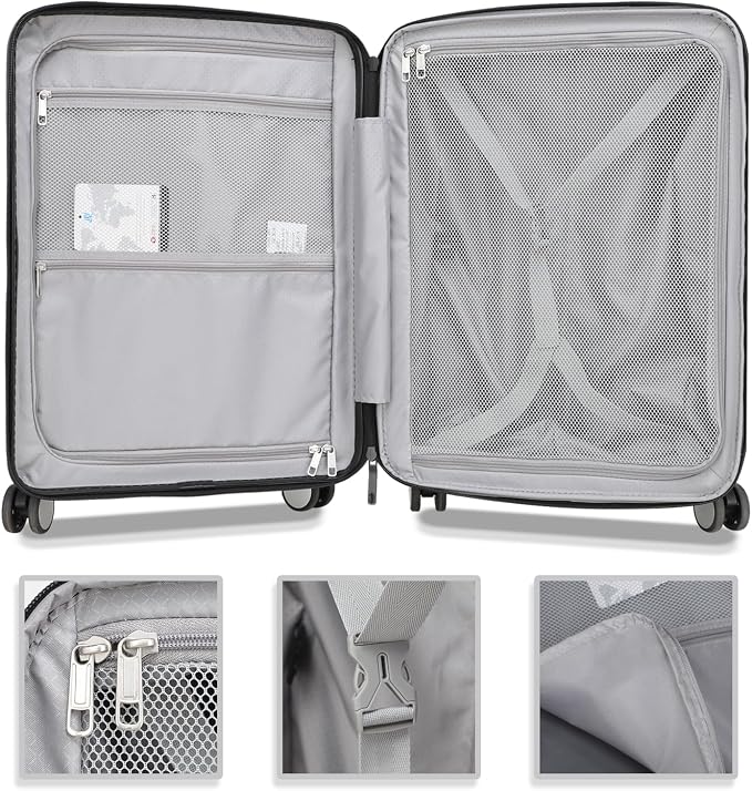 28 Inch Luggage with Spinner Wheels, Lightweight Expandable PC Hardside Large - Image 7