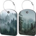 Misty Valley and Dark Forest Luggage Tag by iapodiad