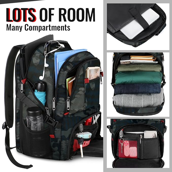 YOREPEK Travel Backpack, Extra Large 50L Laptop Backpacks - Image 2