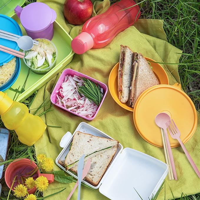 4 Sets Reusable Travel Utensils Set - Image 6
