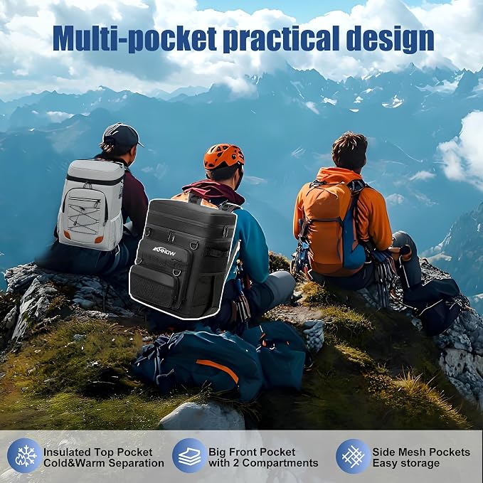 Backpack Cooler Insulated Leak Proof - Image 3