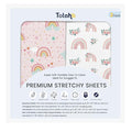 TotAha Premium Soft Pack n Play Sheets, Super Stretchy Jersey Knit Mini Crib by TotAha%7CUnitedStates