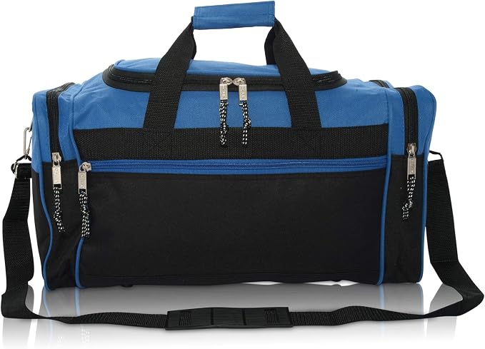 DALIX 21" Blank Sports Duffle Bag Gym Bag Travel Duffel - Image 2