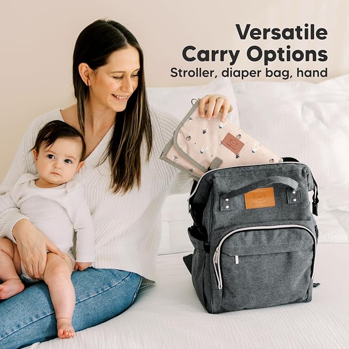 KeaBabies Portable Diaper Changing Pad - Image 5