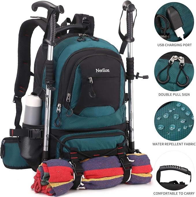 Nerlion 40L Hiking Backpack Travel Backpack - Image 2