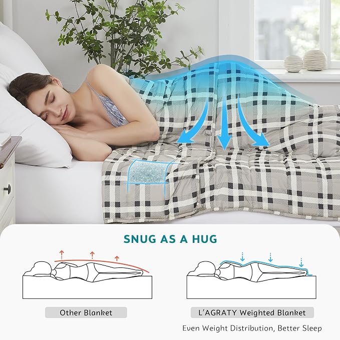 L'AGRATY Weighted Blanket - Image 3