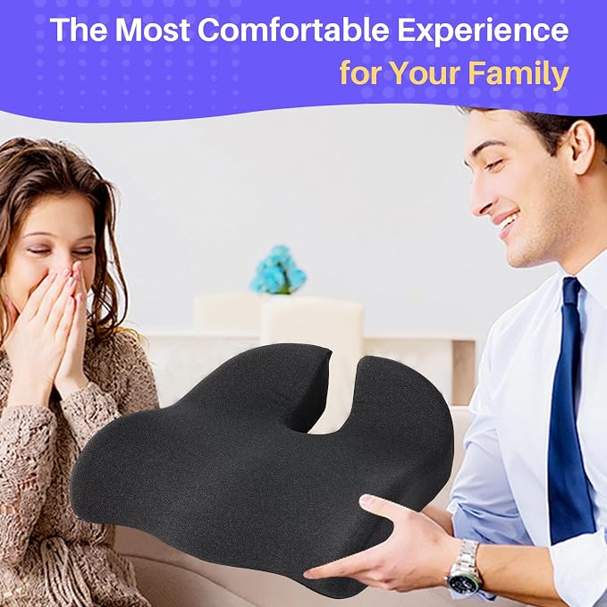 Seat Cushion for Office Chair, Large Thick Seat Cushion for Tailbone Pain Relief - Image 6