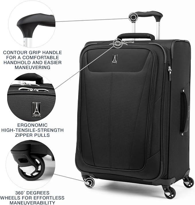 Travelpro Maxlite 5 Softside Expandable Checked Luggage - Image 3