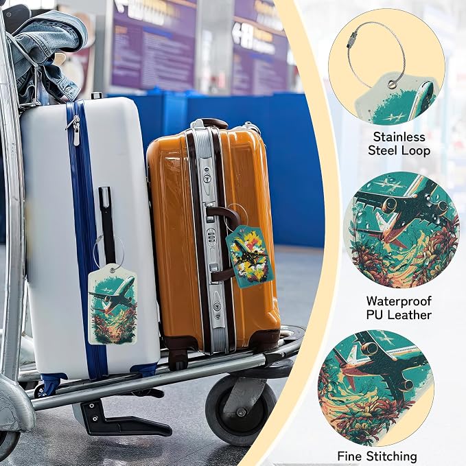 Airplane in The Sky Luggage Tags - Image 5