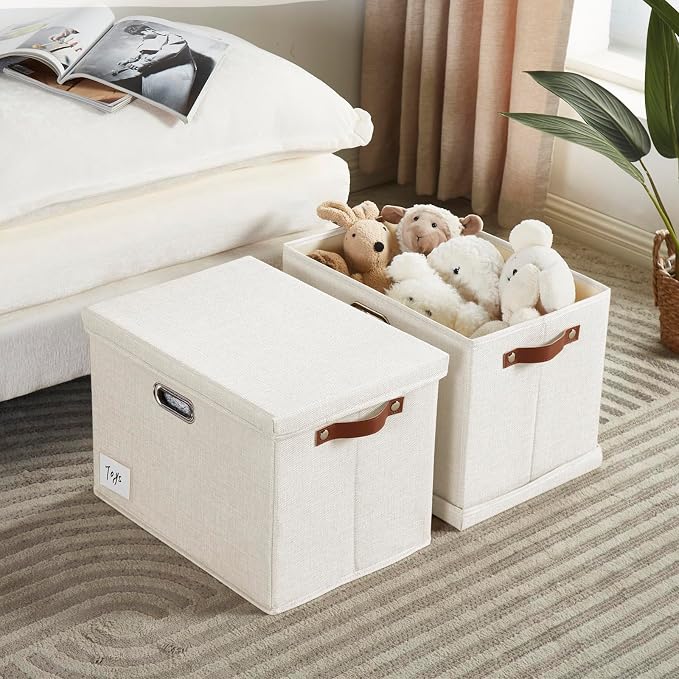 17" Large Collapsible Storage Bins - Image 2