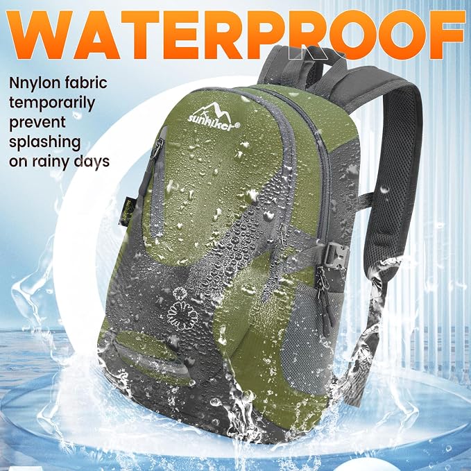 sunhiker Cycling Hiking Backpack Water Resistant Travel Backpack Lightweight - Image 4