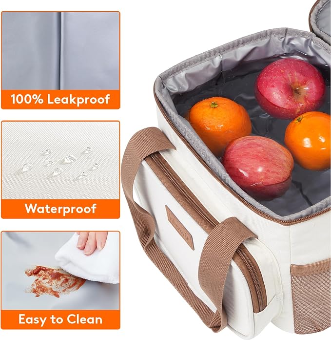 Lifewit Medium Lunch Bag Insulated Lunch Box Soft Cooler Cooling Tote - Image 4