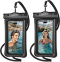 NEPHI IPX8 Floating Waterproof Phone Pouch 2 Pack-Up to 8.0"，Floating Phone Case by IPX68WaterproofPhonePouch