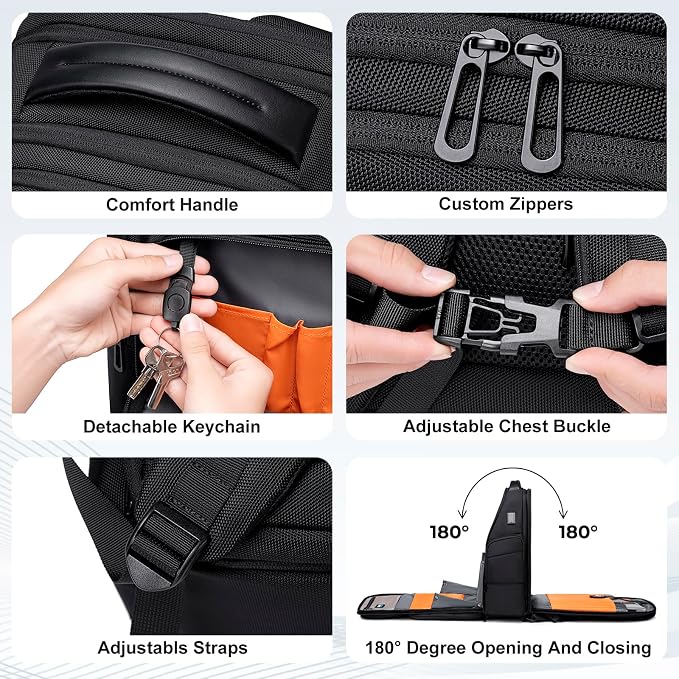 FENRUIEN Business Travel Backpack - Image 9