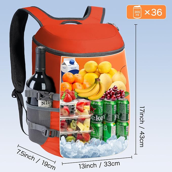 N NEVO RHINO Backpack Coolers Insulated Leak Proof 36/54 Cans, Portable - Image 8