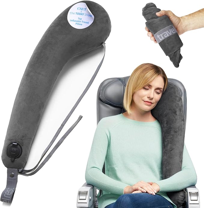 TRAVELREST All-in-One Neck & Body Pillow, Advanced Support Design, Travel by travelrest