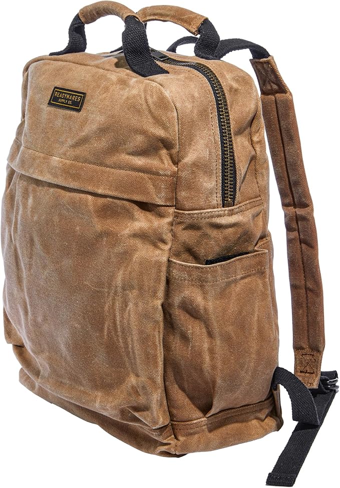 Waxed Canvas Backpack – Durable Rucksack - Image 3