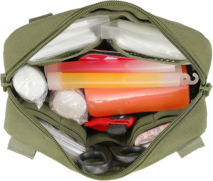 Tactical Molle Admin Pouch Utility Laser Cut EDC Tool Pouch Bag Horizontal - Image 4