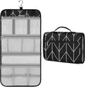 PAVILIA Hanging Toiletry Bag Women Men, Travel Kit Foldable Large Toiletries by PAVILIA