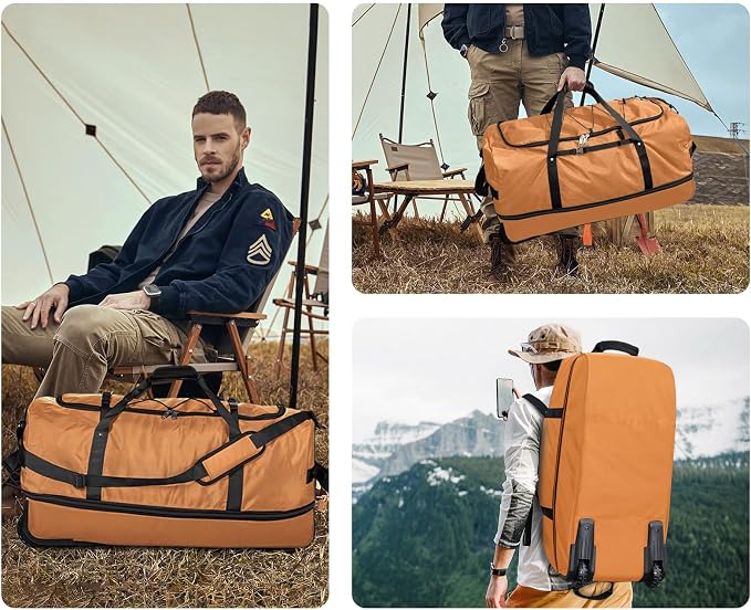 CONTAIL 32" Soft-Sided Rolling Duffle Bag - Image 6