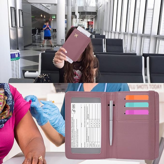 ZOPPEN Passport Holder Wallet, Passport Cover Travel Wallet Women Travel - Image 3