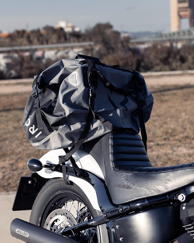 BORLENI Waterproof Motorcycle Dry Duffel Bag Luggage Tail Bag - Image 6