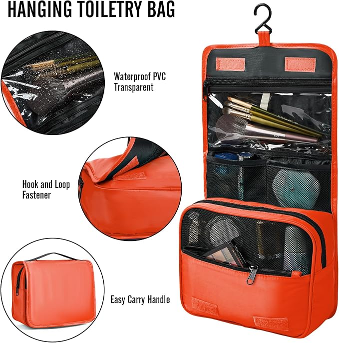 Veken 8 Set Packing Cubes for Travel Essentials, Suitcase Organizer Bags in 4 - Image 3