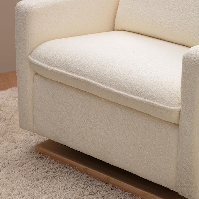 babyletto Cali Pillowback Chair and a Half Glider in Chantilly Fleece - Image 8