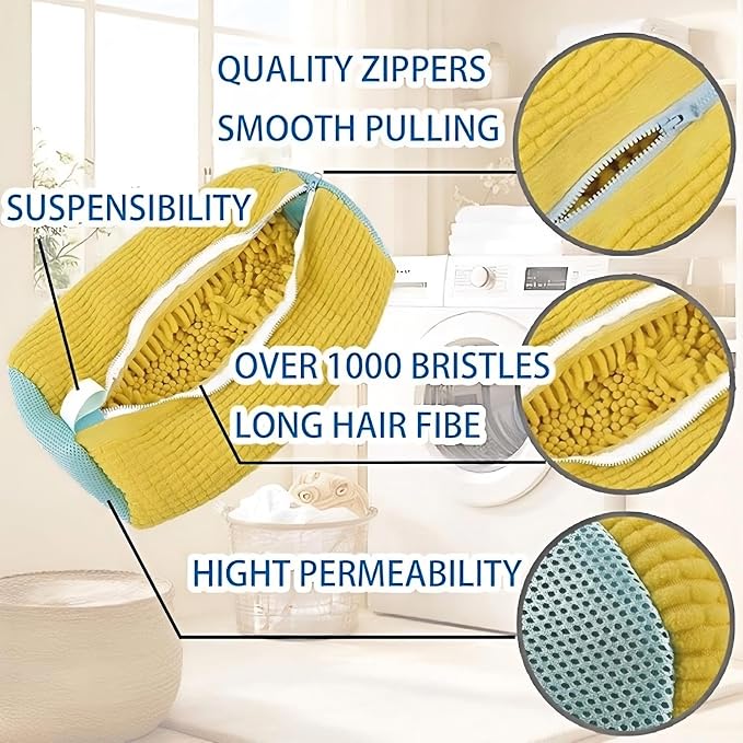 Shoe Cleaning Bag, Washing Machine Shoe Bag, Reusable Sneaker Cleaning Bag - Image 4