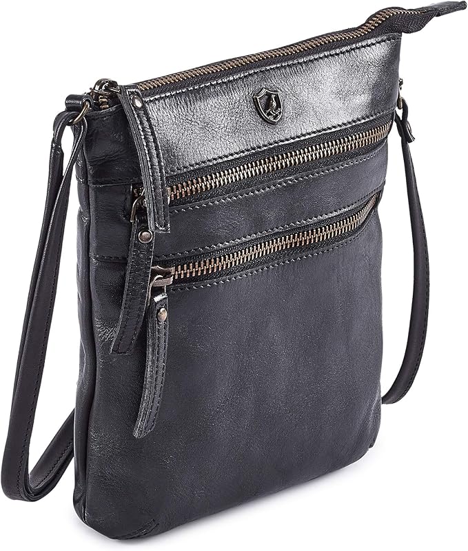 Crossbody Sling Bag for Women Small Real Leather Purse Vintage Travel Crossover by Cochoa