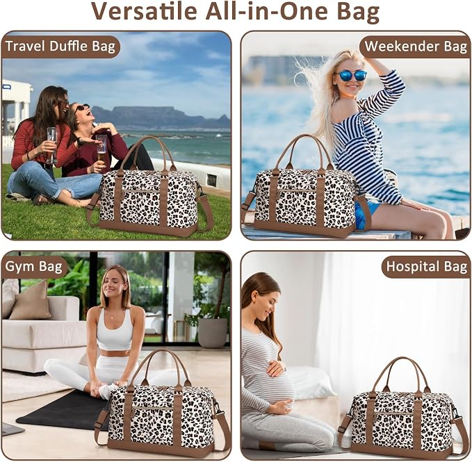 Travel Duffle Bag for Women, Weekender Bags, Hospital Bag for Labor Delivery - Image 6
