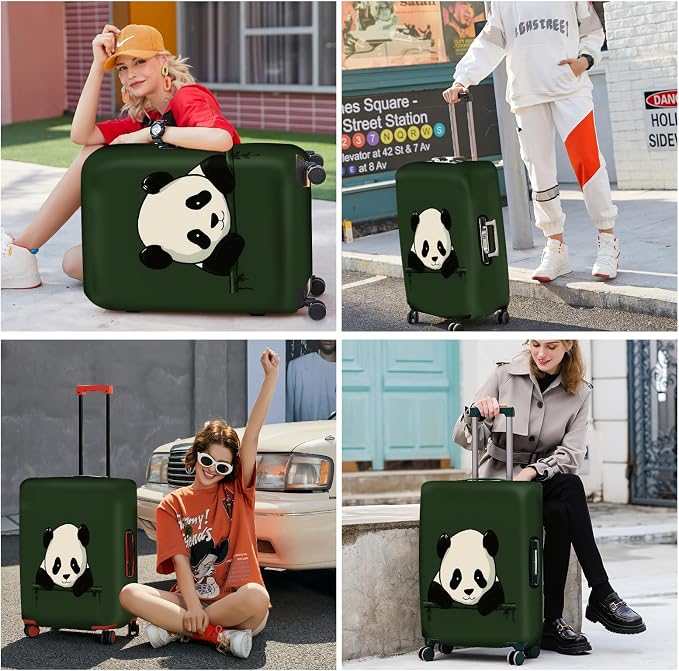 ANNA QUEEN Panda Luggage Cover, Cute Panda Design Suitcase Protector, - Image 7