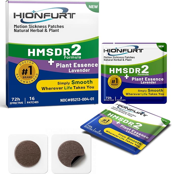 HMSDR2 16ct Motion Sickness Patches by HIONFURT