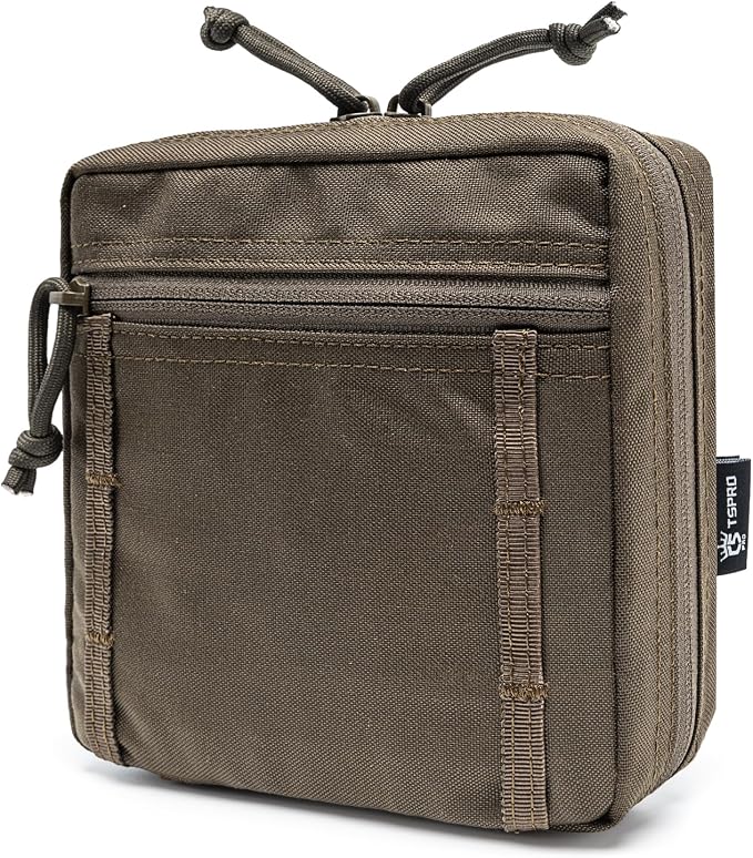TSPRO Tactical Admin Pouch Compact EDC Utility Gadget Gear Pouches Portable Kit by TSPROPremiumDogSupplies%7CDurableTacticalMollePouchesforOutdoorAdventures