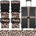 2 Pack Luggage Straps for Suitcases, Adjustable Travel Belt by ZHOMA