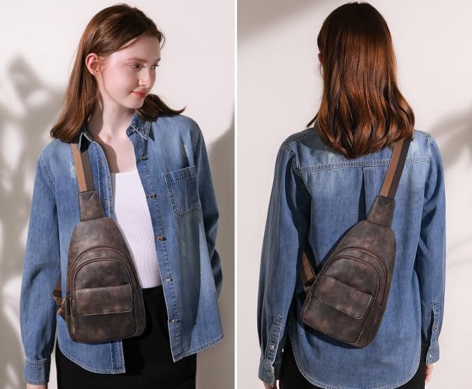 Sling Bag Crossbody Bags for Women Small Cross Body Bag Fanny Packs Chest Sling - Image 2