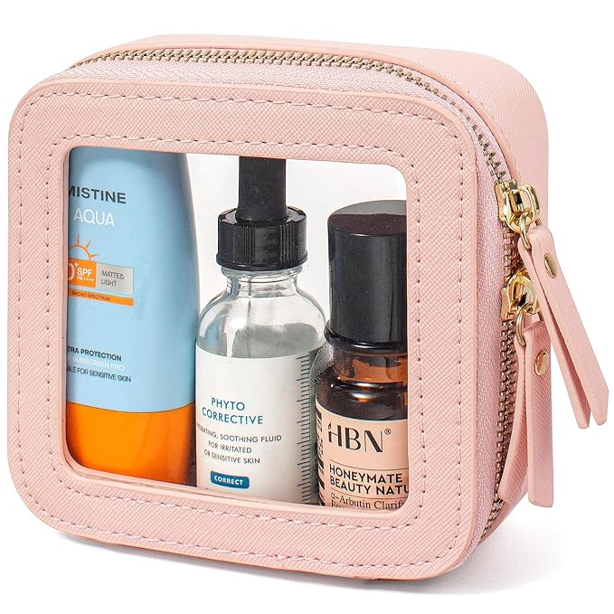 LETGO Small Makeup Bags for Purse, TSA Approved Toiletry Bag by LETGO