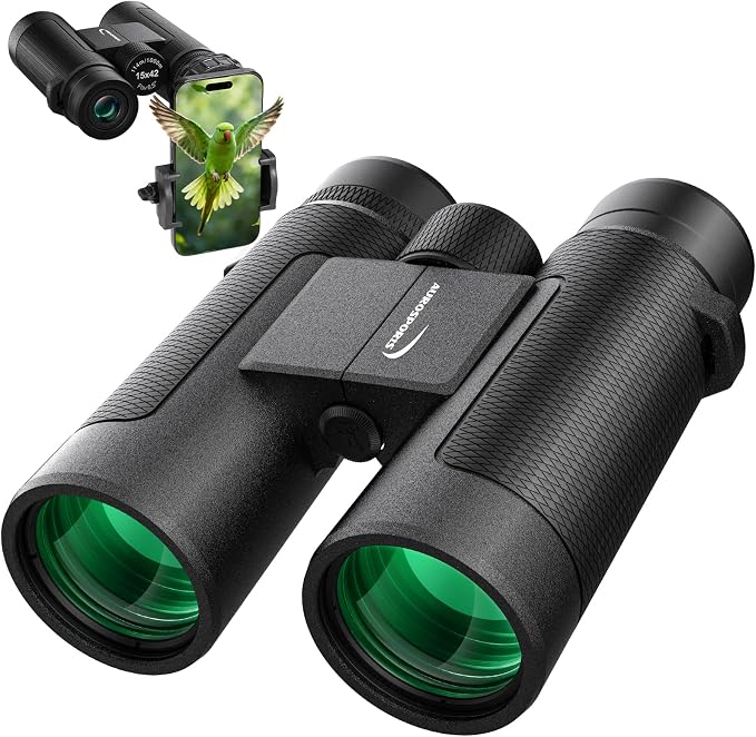 15x42 Binoculars for Adults High Powered by aurosports