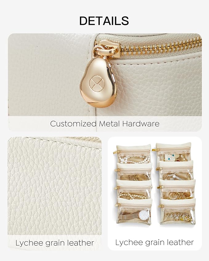 Vlando Graduation Gifts for Her, Travel Jewelry Case - Image 3