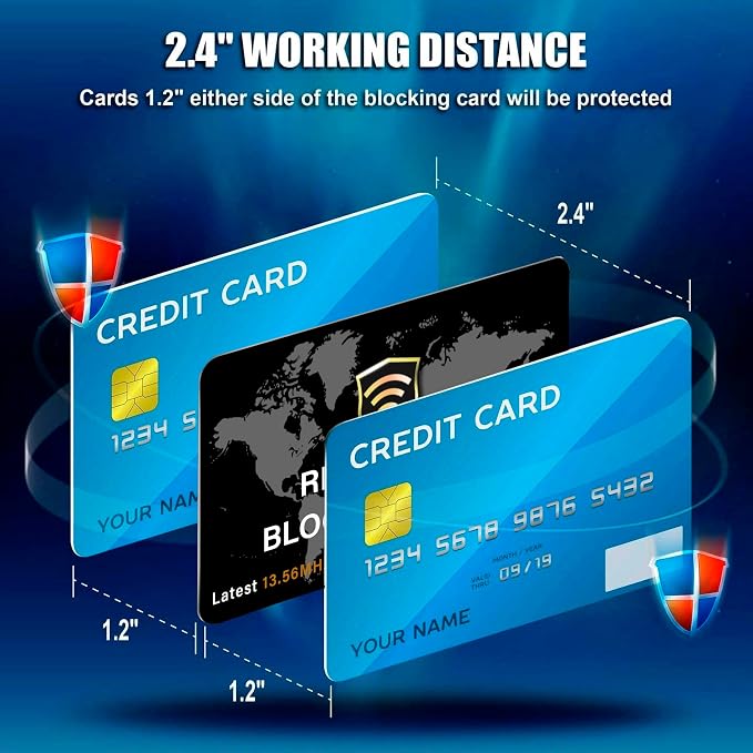 SaiTech IT 10 Pack RFID Blocking Card NFC Contactless Debit/Credit Card ATM - Image 6