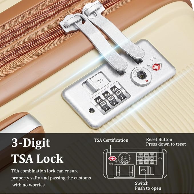 4-Piece Hardshell Luggage Set - Image 5