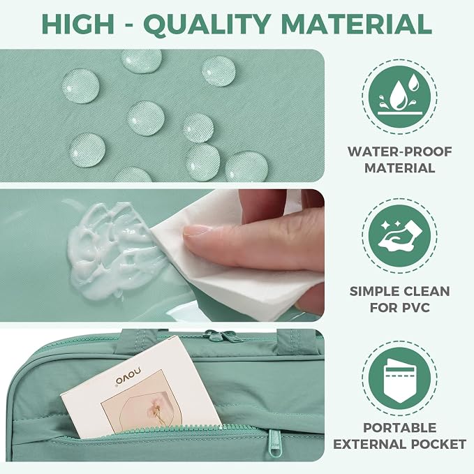 Toiletry Bag For women, Portable Hanging Organizer, 4 Leakproof Compartment for - Image 5