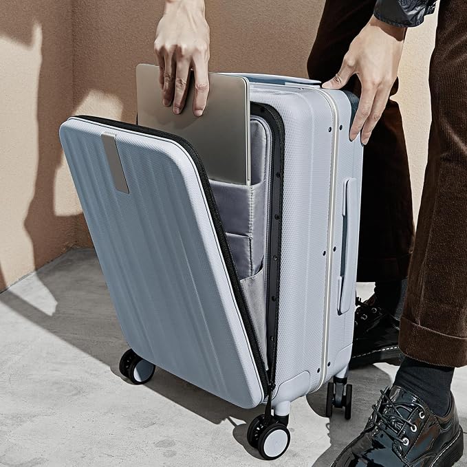 Hanke 20 Inch Carry On Luggage Hard Shell Suitcases - Image 9